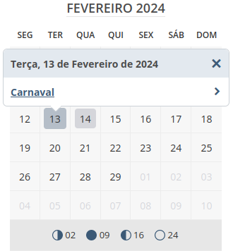 data carnaval 2024