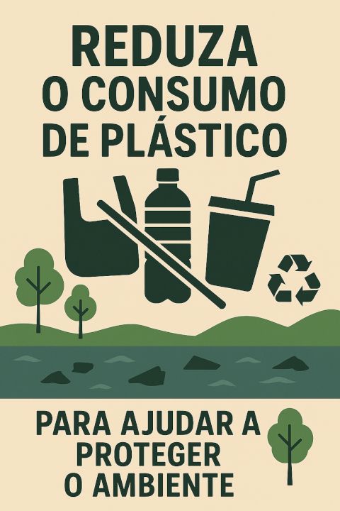 Reduza o consumo de plástivo