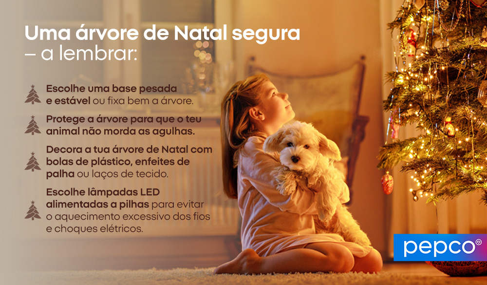 Uma árvore de Natal Segura